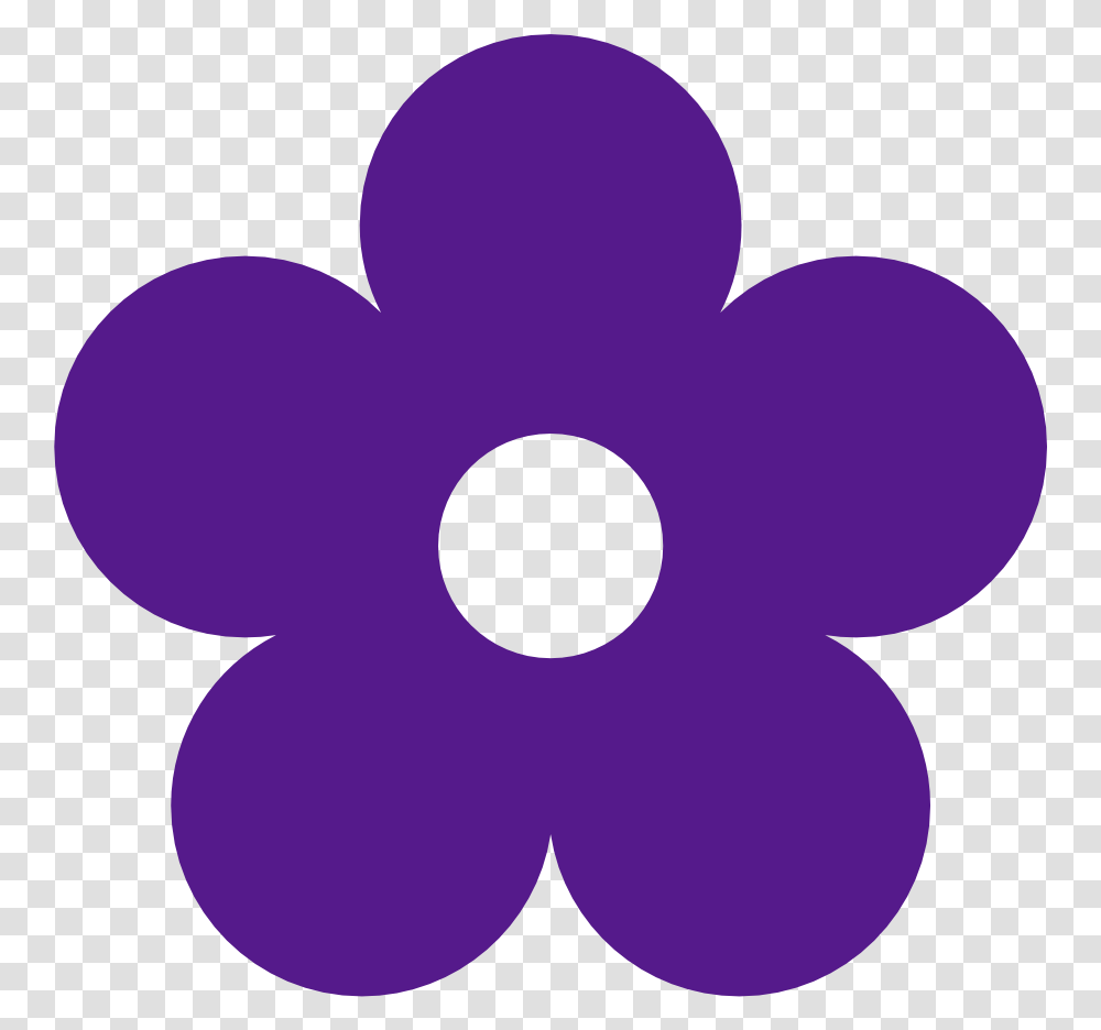 Purple Flower Clip Art, Light Transparent Png