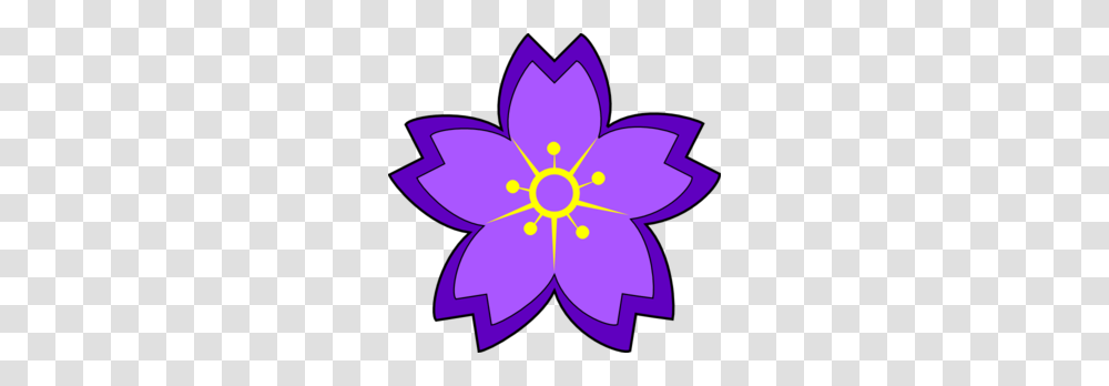 Purple Flower Clip Art, Pattern, Ornament, Fractal Transparent Png