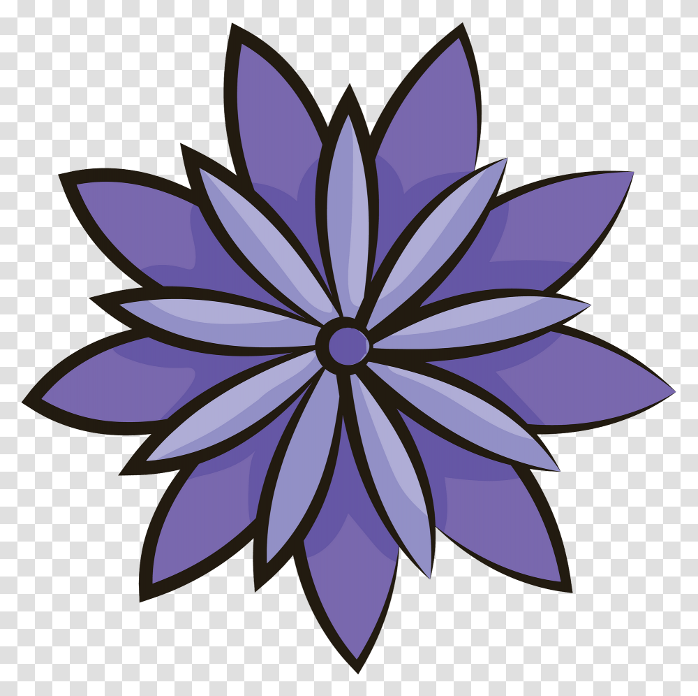 Purple Flower Clipart Free Download Decorative, Dahlia, Plant, Blossom, Pattern Transparent Png