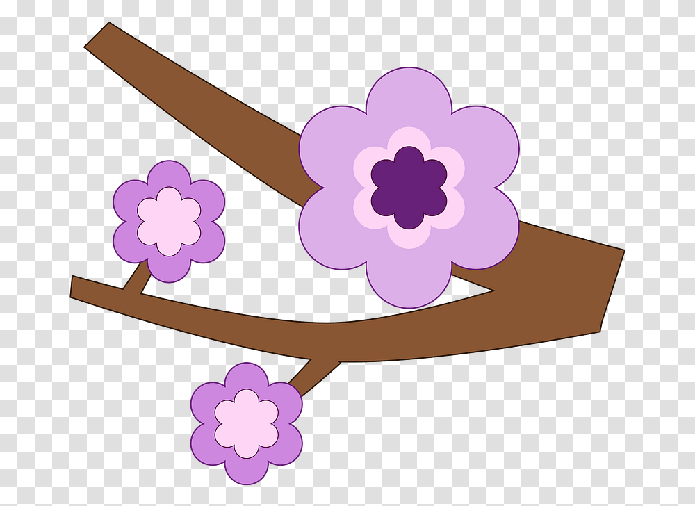 Purple Flower Clipart Free Download Desenho De Flores Lilas, Plant, Graphics, Floral Design, Pattern Transparent Png