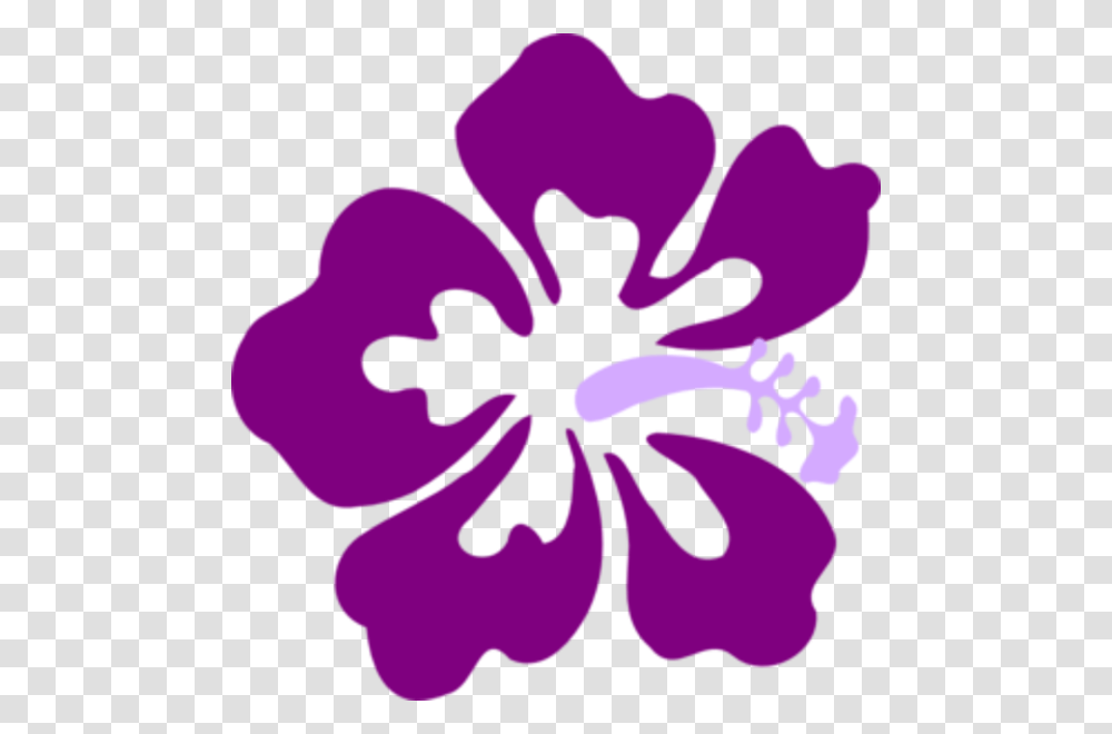 Purple Flower Clipart Tropical, Plant, Hibiscus, Blossom, Petal Transparent Png