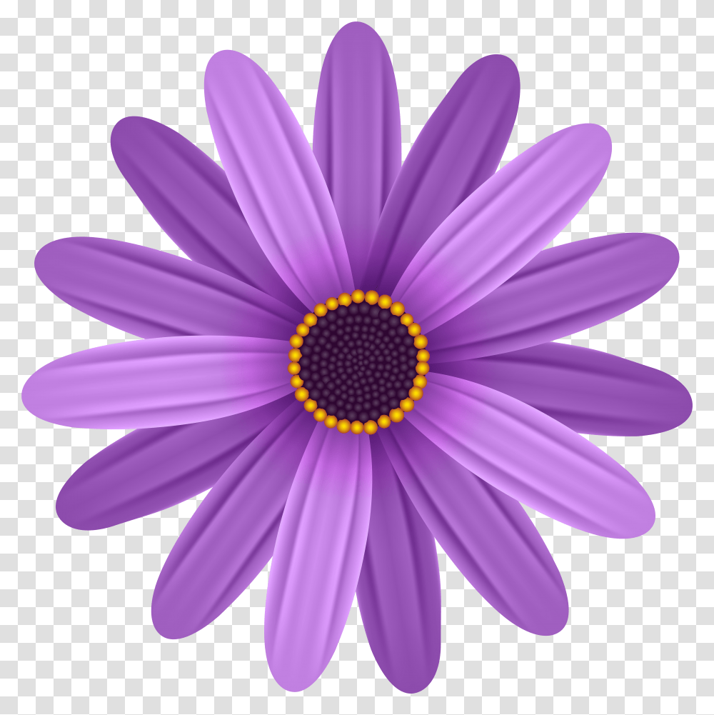 Purple Flower Clipart & Free Clipartpng Flowers Transparent Png