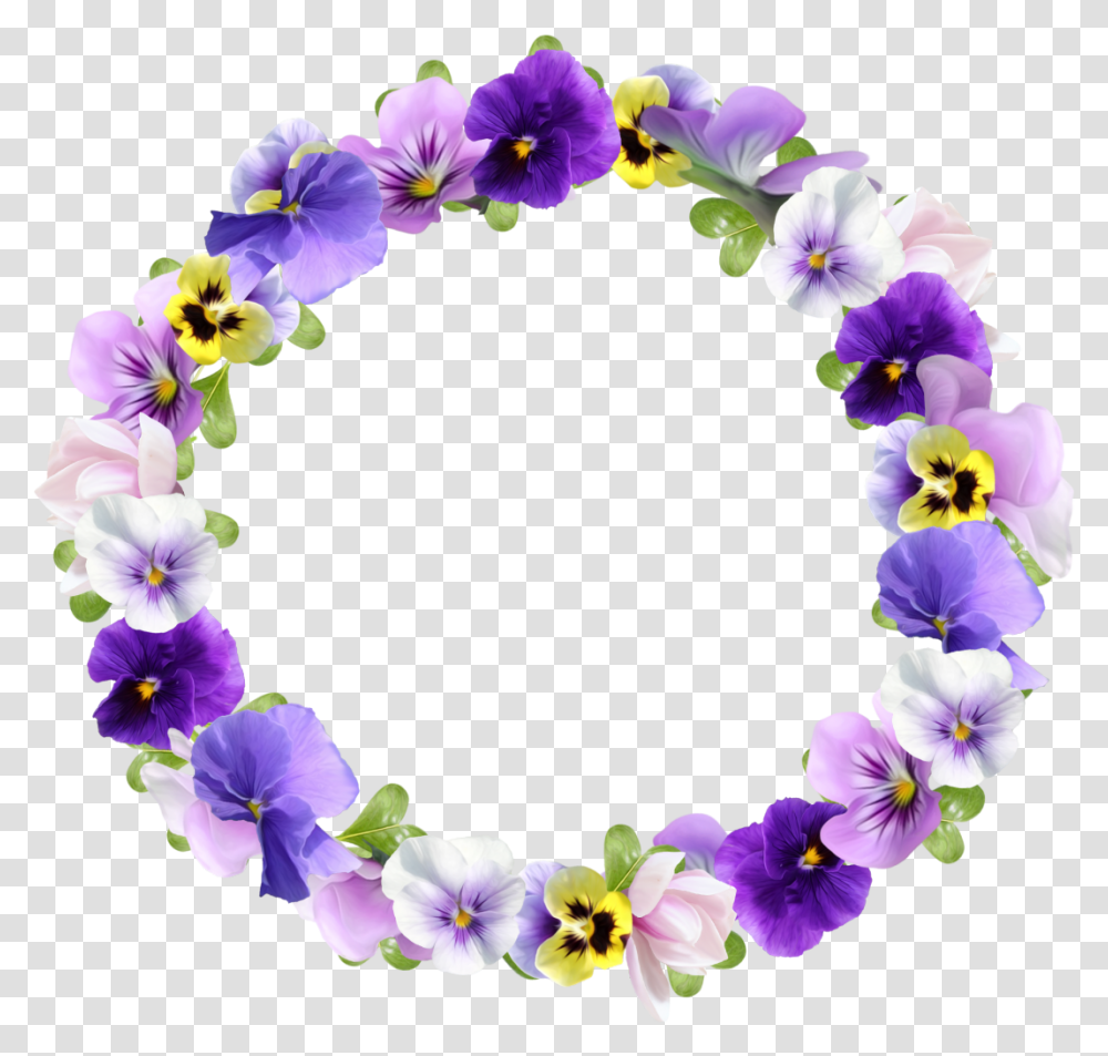 Purple Flower Crown Flowers Round Frame Whosoever Shall Call Upon The Name, Plant, Blossom, Flower Arrangement, Ornament Transparent Png