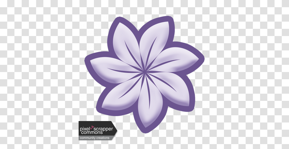 Purple Flower Graphic By Rose Stone Pixel Scrapper Digital, Plant, Blossom, Petal, Geranium Transparent Png