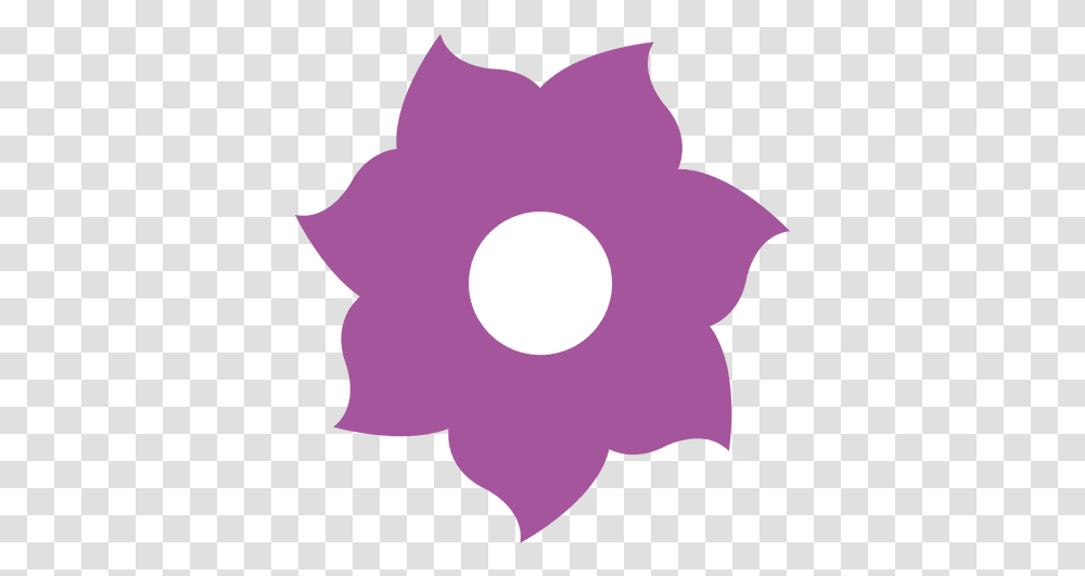 Purple Flower Icon 1 Flor Morada Icono, Machine, Gear, Person, Human Transparent Png
