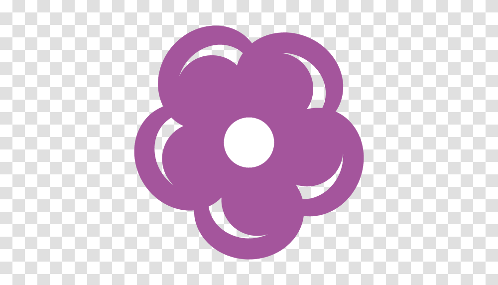 Purple Flower Icon Transparent Png