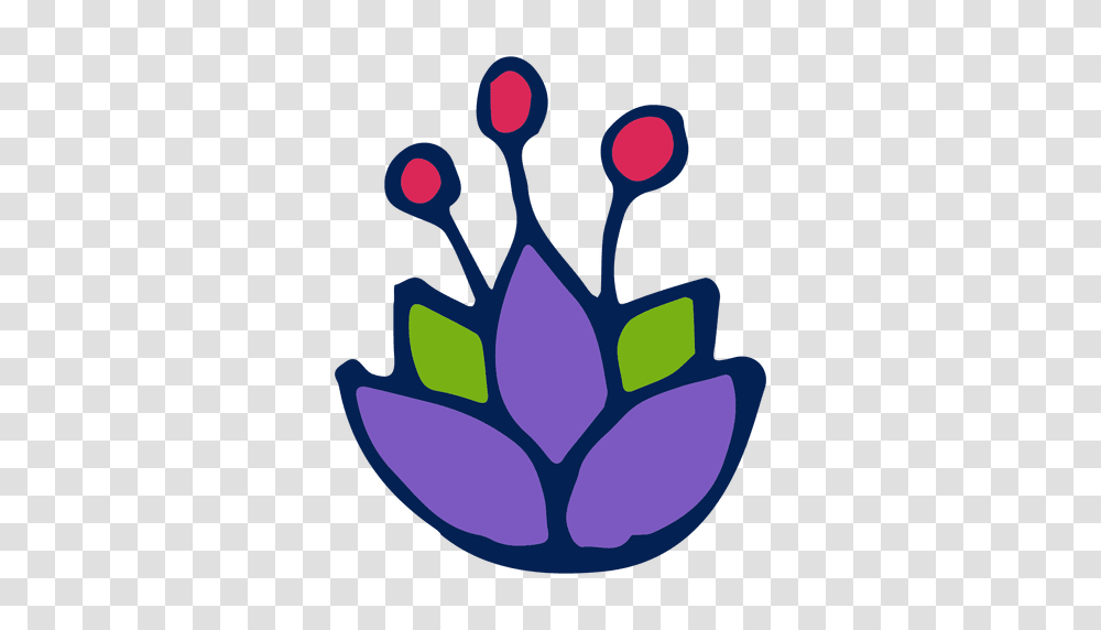 Purple Flower Ornate, Dynamite, Bomb Transparent Png