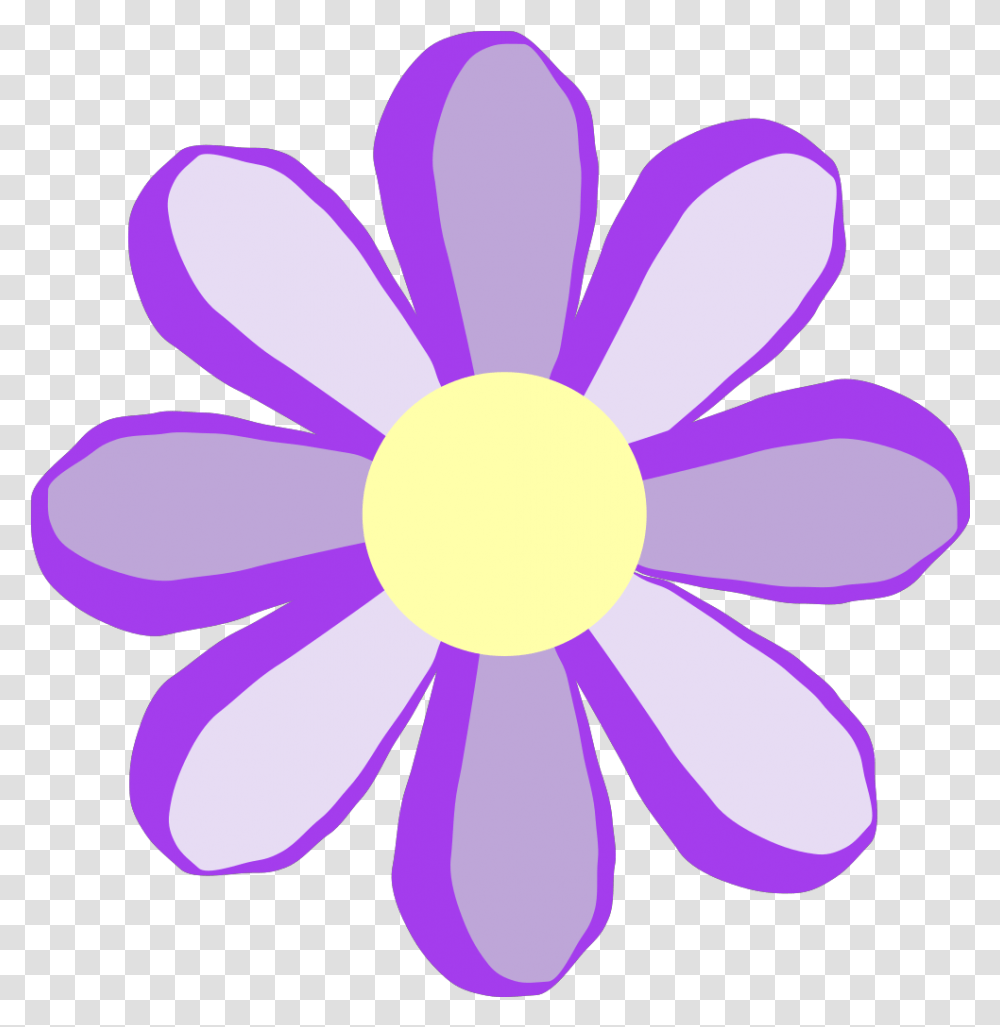 Purple Flower Outline Svg Clip Art For Web Download Cute Purple, Petal, Plant, Blossom, Anemone Transparent Png