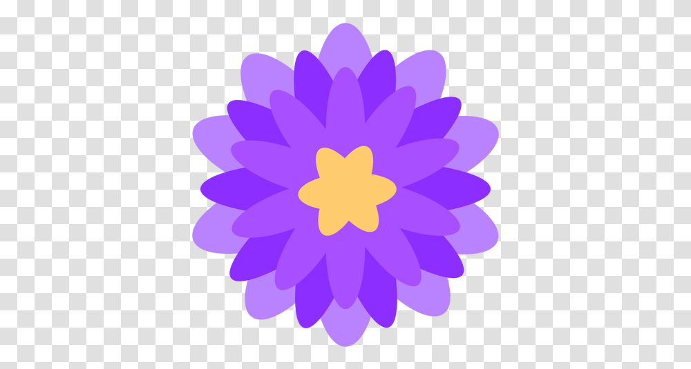 Purple Flower Thin Petals Flat & Svg Flor Roxa Desenho, Plant, Daisy, Daisies, Blossom Transparent Png