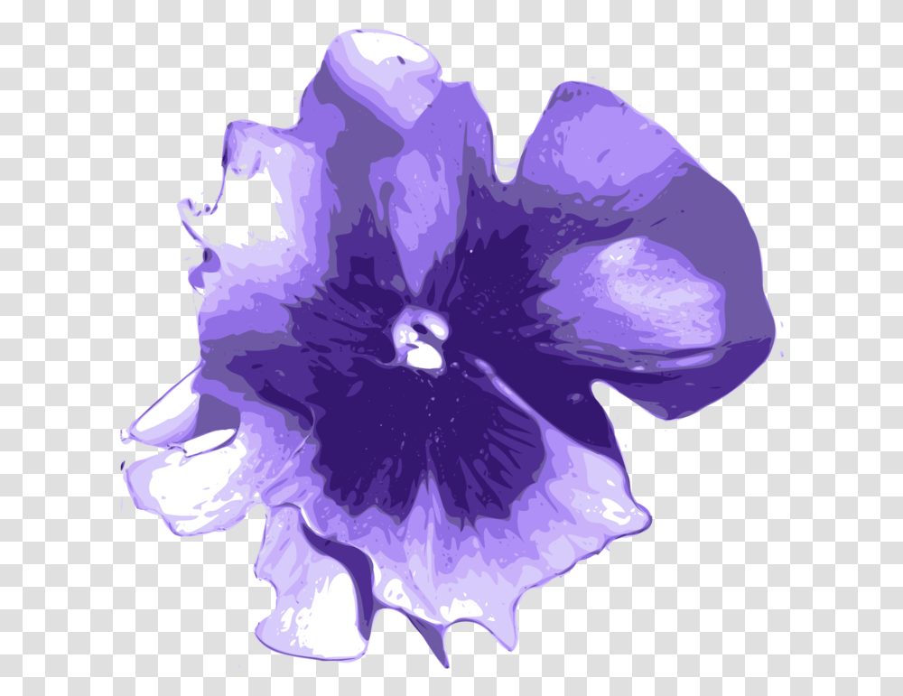 Purple Flowers Watercolor, Plant, Blossom, Petal, Geranium Transparent Png