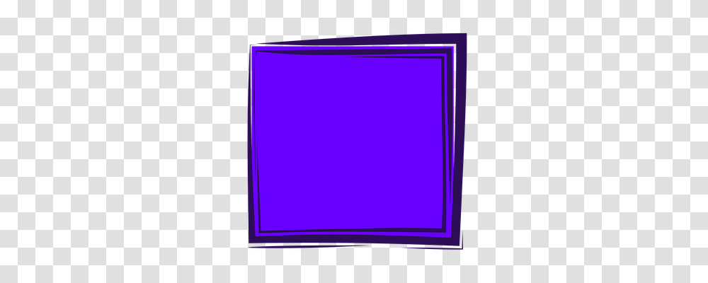 Purple Frame Monitor, Screen, Electronics, Display Transparent Png