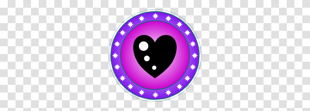 Purple Free Clipart, Heart, Light Transparent Png