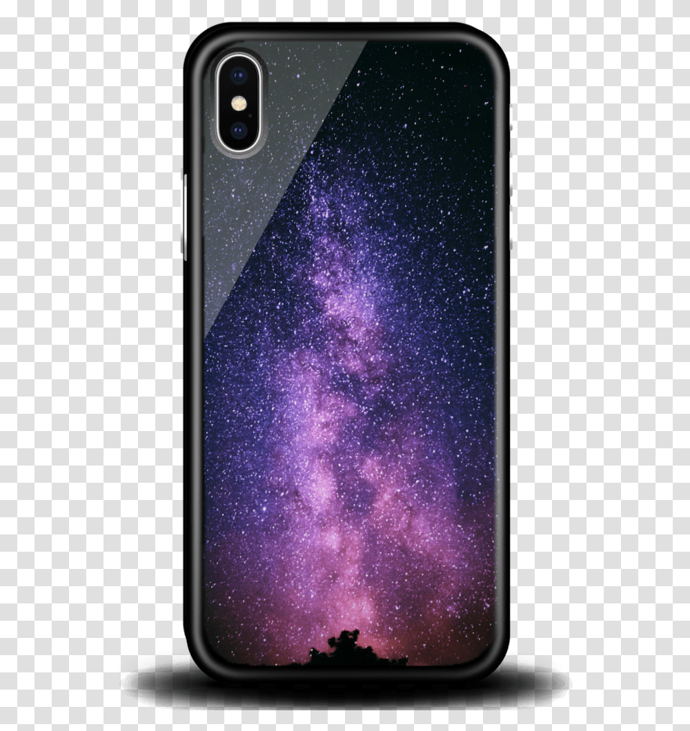 Purple Galaxy, Mobile Phone, Electronics, Cell Phone, Iphone Transparent Png