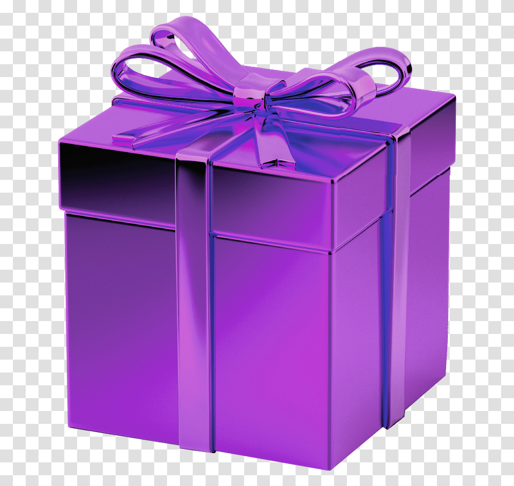 Purple Gift Box Background Purple Gift Box, Mailbox, Letterbox Transparent Png
