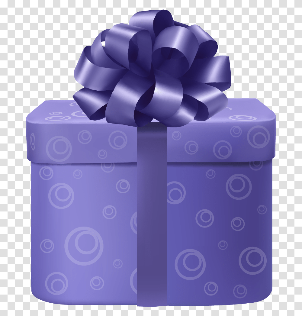 Purple Gift Box Transparent Png