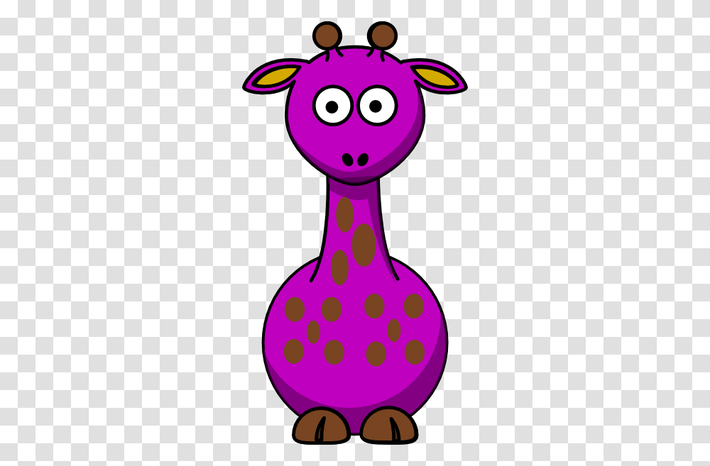 Purple Giraffe With Dots Fixed Nose Clip Art, Glass, Pottery, Vase, Jar Transparent Png