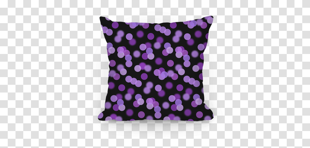 Purple Glitter Bokeh Pattern Pillows Lookhuman Cushion, Purse, Handbag, Accessories, Accessory Transparent Png