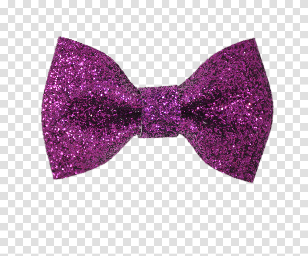 Purple Glitter Bow, Tie, Accessories, Accessory, Necktie Transparent Png