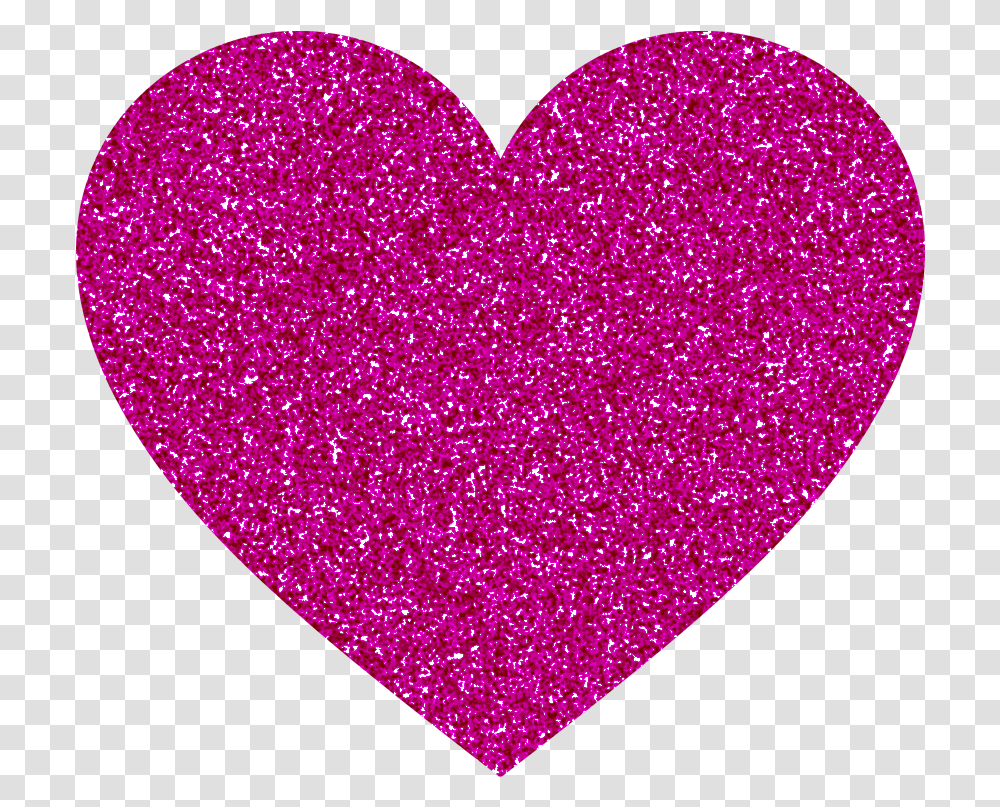 Purple Glitter Heart By Carlyflower Glitter Heart Background, Light, Rug Transparent Png