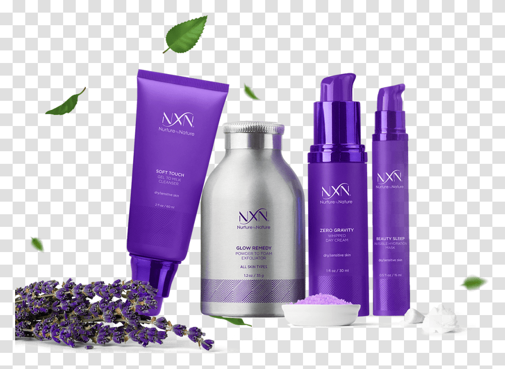 Purple Glow Cosmetics, Bottle, Perfume, Lotion Transparent Png
