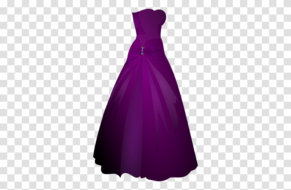 Purple Gown Clip Art, Apparel, Dress, Female Transparent Png