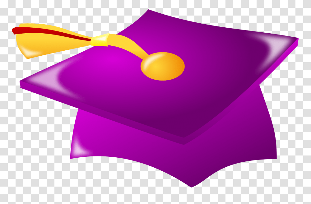 Purple Graduation Cap Clip Art, Apparel Transparent Png
