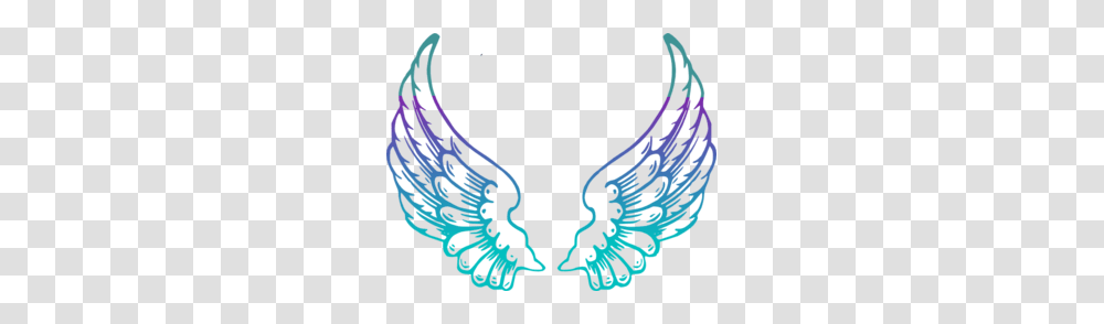 Purple Guardian Angel Wings Clip Art, Emblem, Eagle, Bird Transparent Png