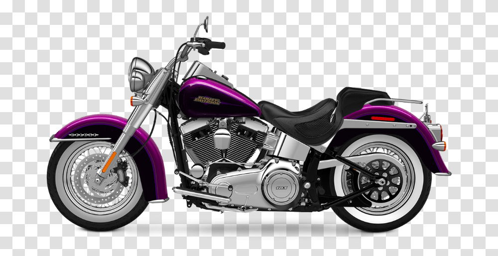 Purple Harley Davidson Heritage Softail 2016, Motorcycle, Vehicle, Transportation, Wheel Transparent Png