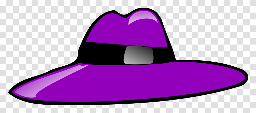 Purple Hat, Apparel, Heart, Cushion Transparent Png