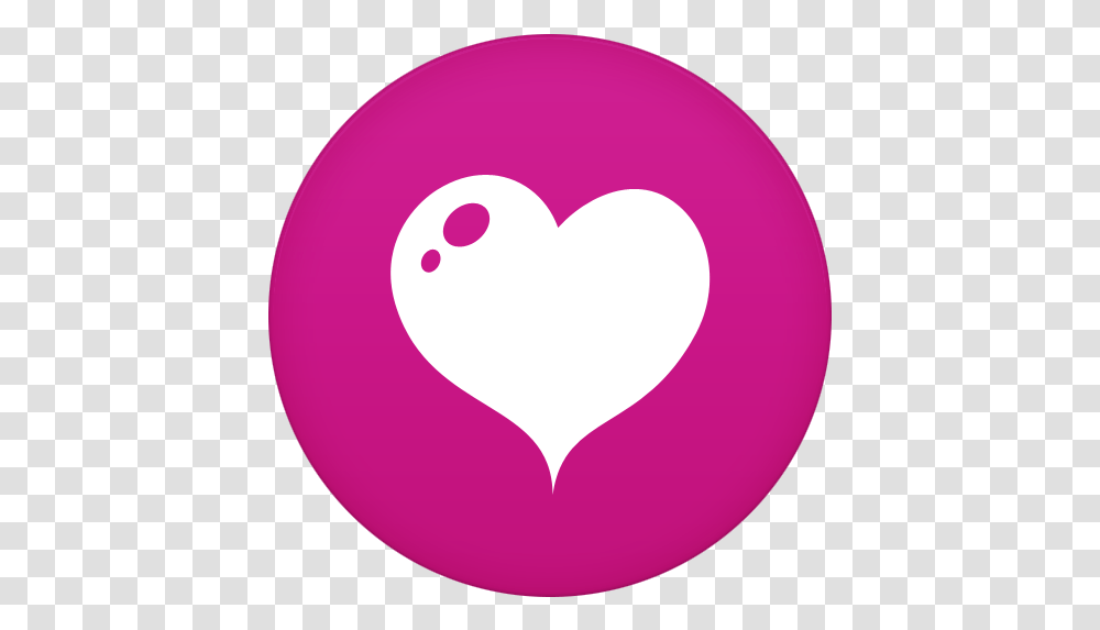 Purple Heart Circle Icon Icon, Balloon, Pillow, Cushion, White Transparent Png