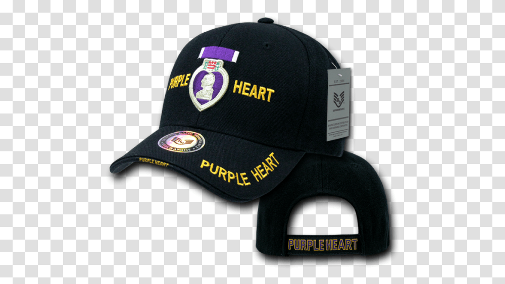 Purple Heart, Apparel, Baseball Cap, Hat Transparent Png