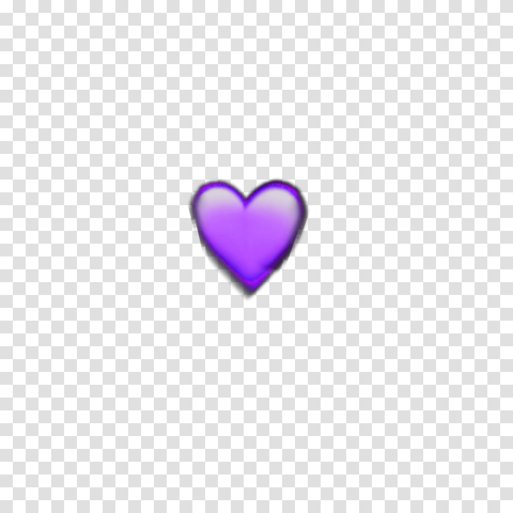 Purple Heart Emoji Iphone Sticker Random Remixit Transparent Png