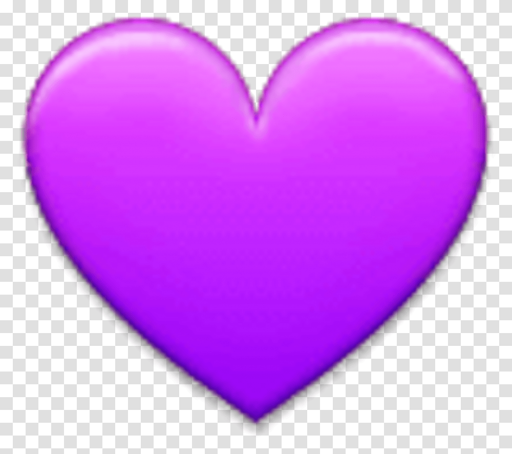 Purple Heart Emoji Purple Heart No Background, Balloon, Cushion, Pillow Transparent Png