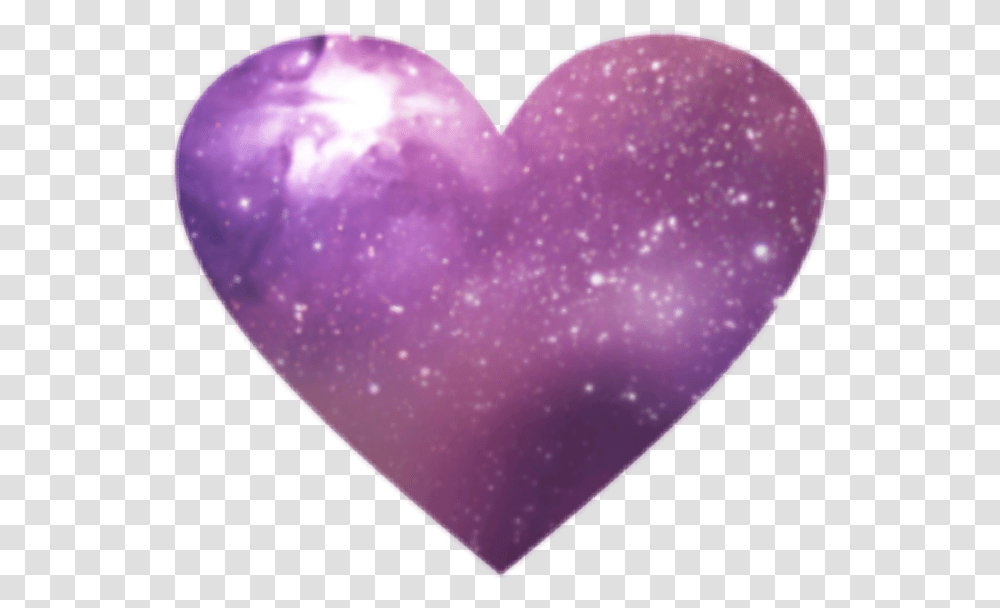 Purple Heart Galaxy Hearts Cute Pink Purple Galaxy Hearts, Pillow, Cushion, Balloon, Plectrum Transparent Png