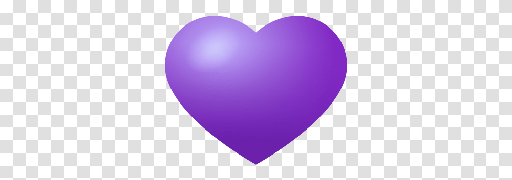 Purple Heart Icon - Free Download And Vector Purple Heart Icon, Balloon Transparent Png