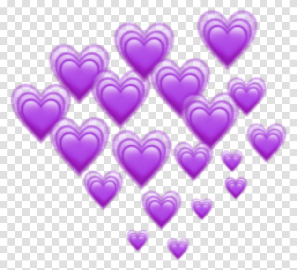 Purple Heart Medal Blue Heart Emojis, Balloon, Light, Triangle Transparent Png