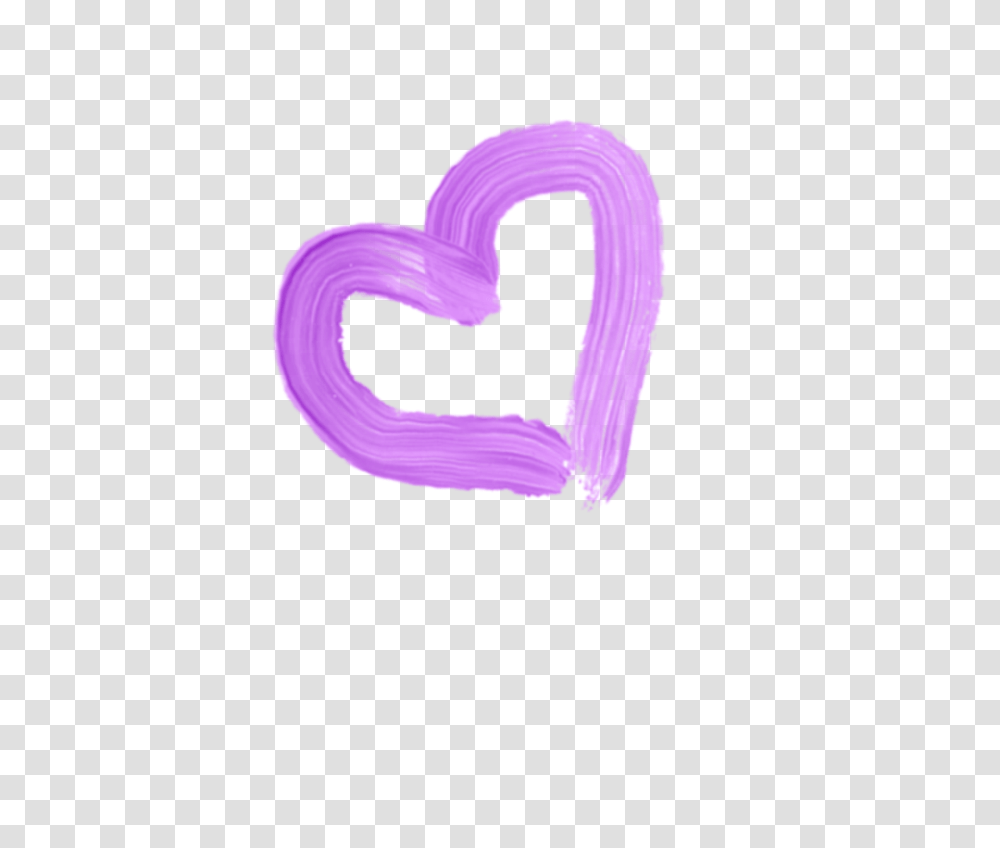 Purple Heart Painting Sticker Cute Love Cute Purple Heart, Tape Transparent Png