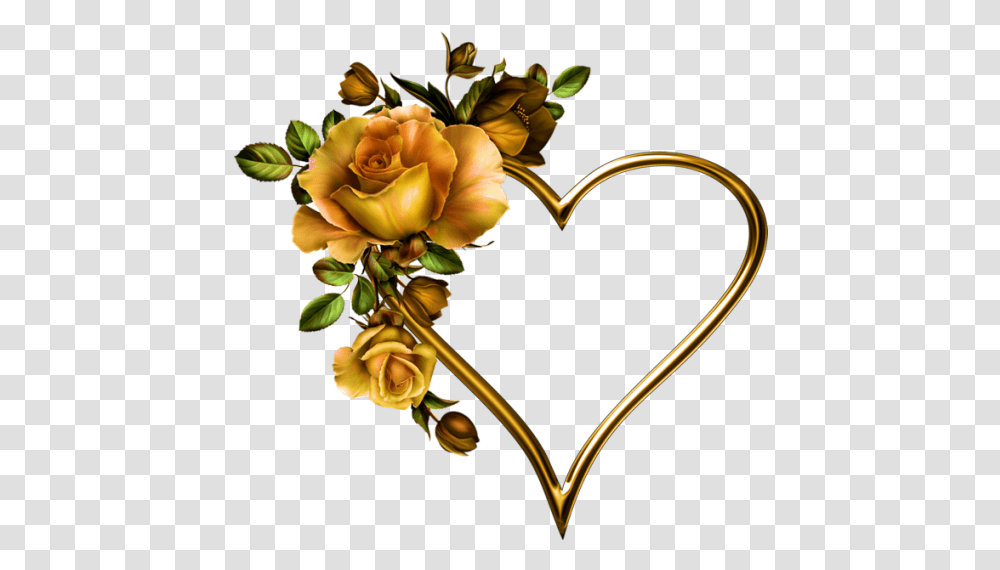 Purple Heart Tattoos Rose Tattoo Hearts And Flowers, Graphics, Floral Design, Pattern, Plant Transparent Png
