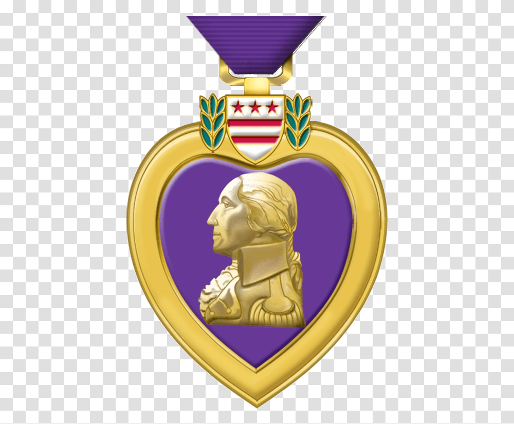 Purple Heart Visit Pearl Harbor National Purple Heart Day, Gold, Logo, Symbol, Trademark Transparent Png