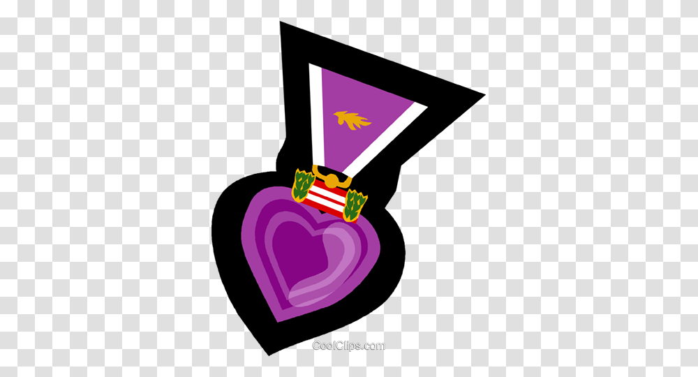 Purple Heart War Medal Royalty Free Vector Clip Art Illustration, Plant, Graduation, Flower Transparent Png