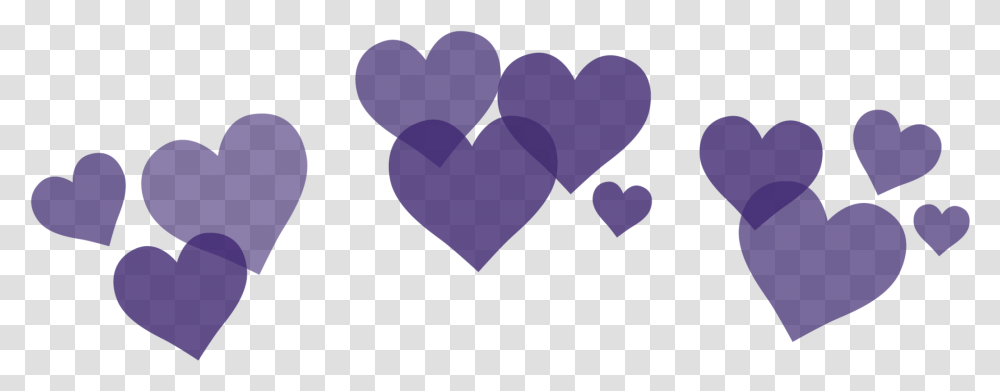 Purple Hearts Snapchat Filter Bynisha Heart Crown Black, Hand, Fist, Text Transparent Png