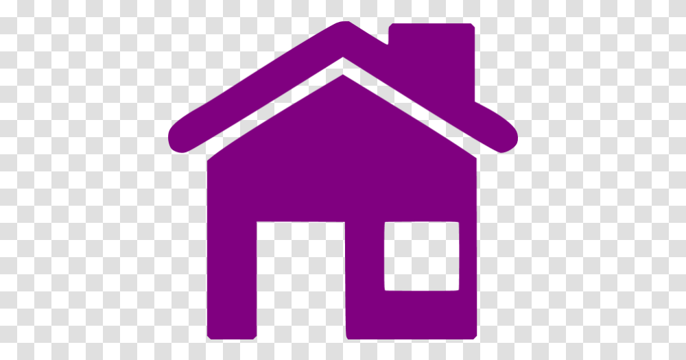 Purple Home 5 Icon Blue Home Icon, Lighting, Label, Text, Building Transparent Png