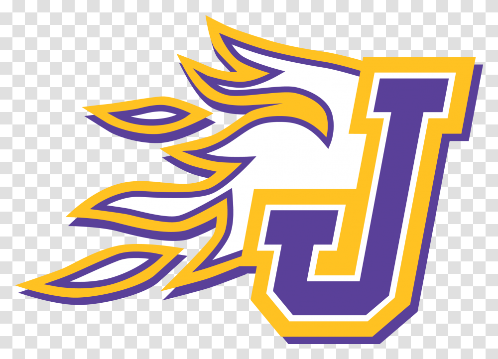 Purple J Logo Johnston Dragons Logo, Symbol, Trademark, Text, Number Transparent Png