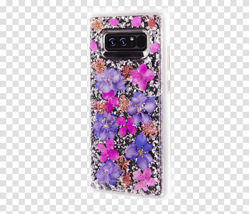 Purple Karat Case For Samsung Galaxy Note 8 Made By Mobile Phone Case, Electronics, Plant, Cell Phone, Flower Transparent Png