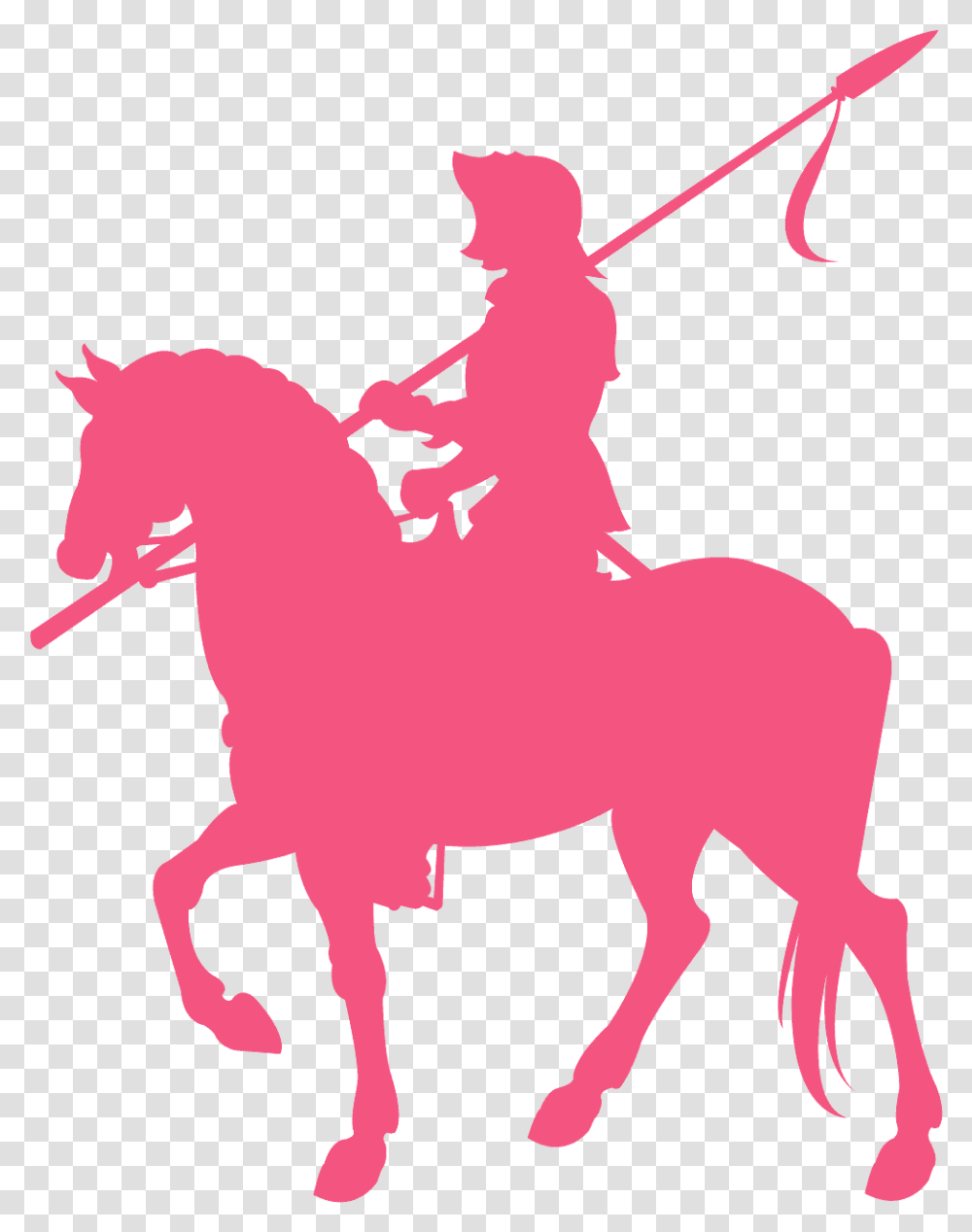 Purple Knight On Horse, Silhouette, Mammal, Animal, Person Transparent Png