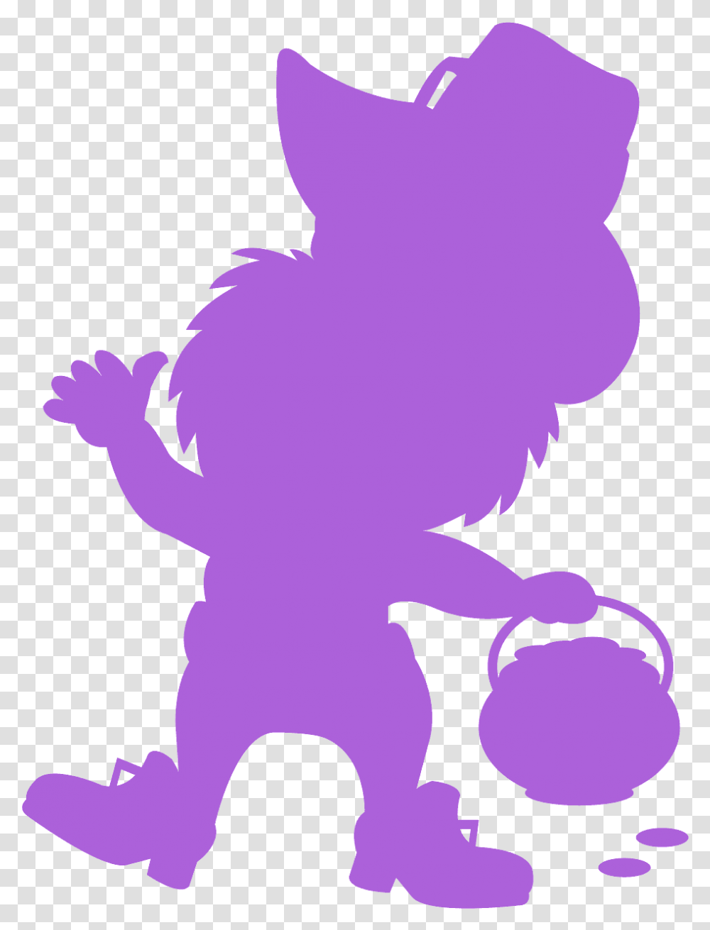 Purple Leprechaun, Cupid, Animal, Person, Human Transparent Png