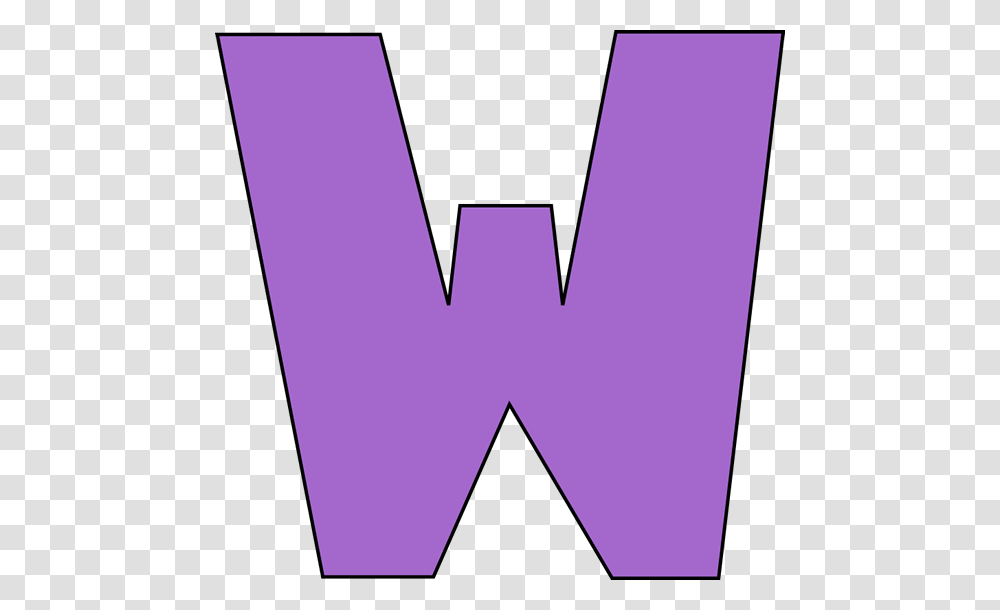 Purple Letter W Clip Art Image, Logo, Word Transparent Png