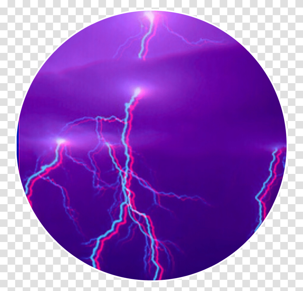 Purple Lightning Aesthetic Purple Lightning, Moon, Outer Space, Astronomy, Outdoors Transparent Png