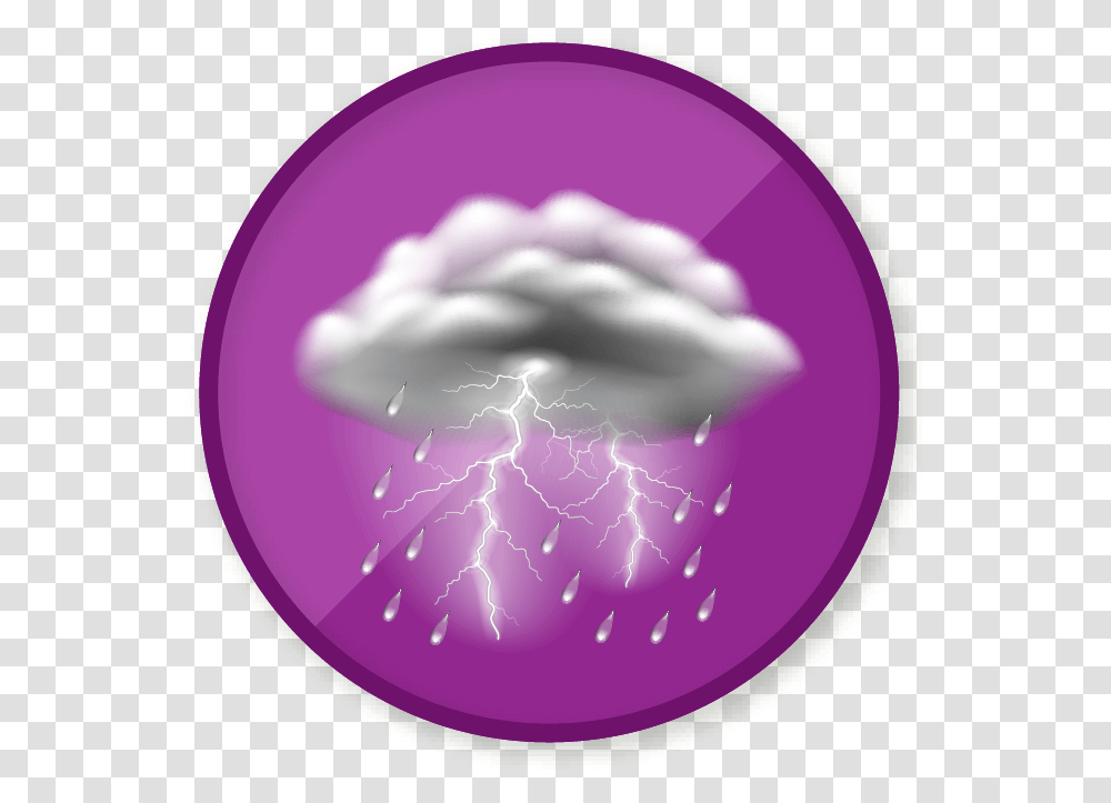 Purple Lightning Circle, Nature, Outdoors, Thunderstorm, Mountain Transparent Png