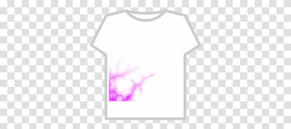 Purple Lightning Crack Effect T Shirt Roblox Slendytubbies, Clothing, Apparel, T-Shirt, Stain Transparent Png
